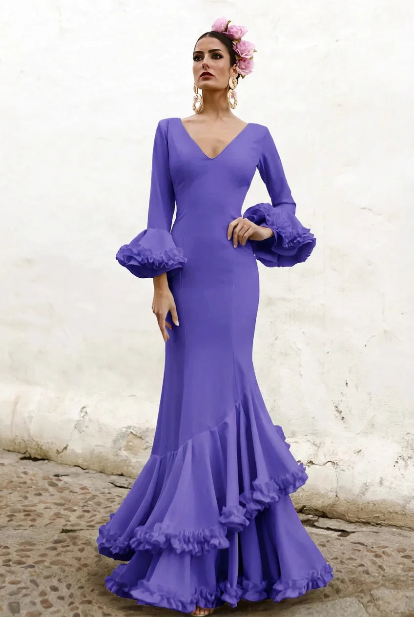 Vestido Flamenca Sassa Orquidea
