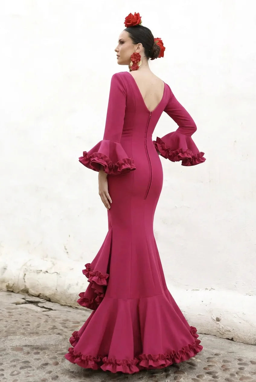 Vestido Flamenca Sassa Fresa
