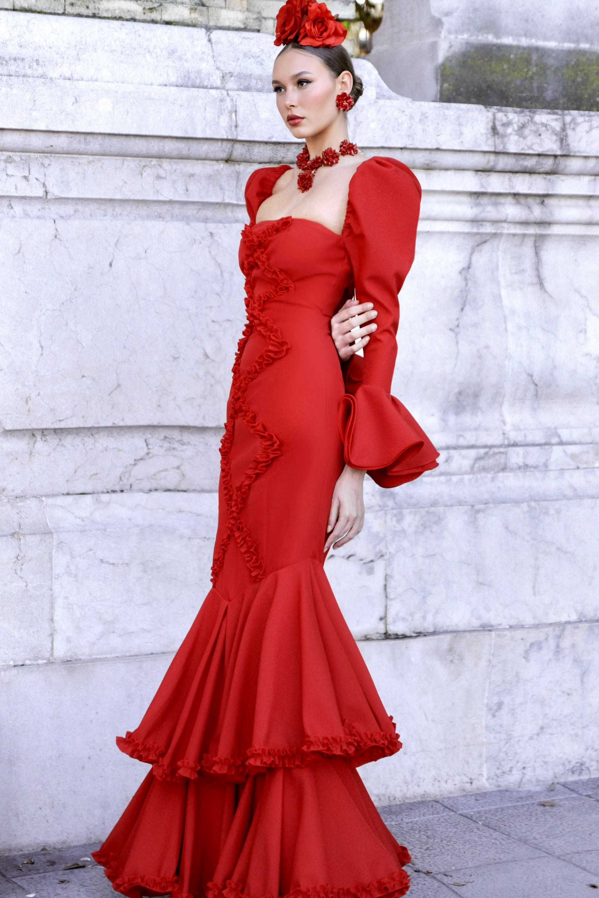 Vestido Flamenca Cruz por Encargo