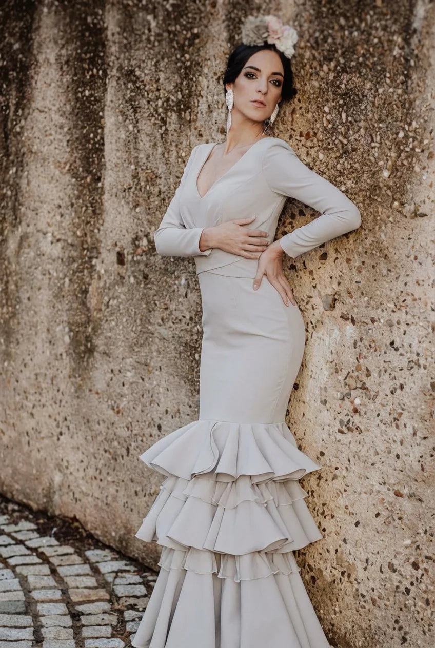 Vestido Flamenca Anita Perla