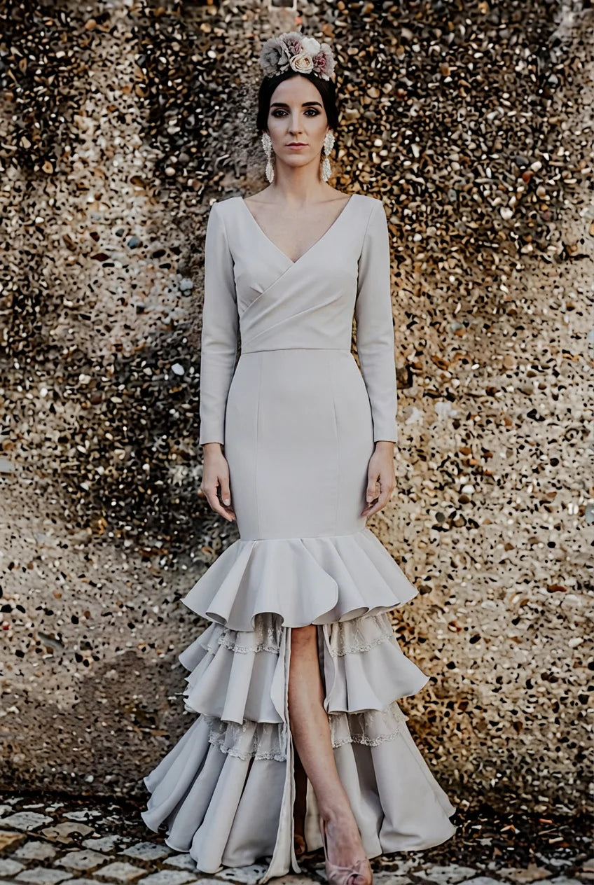 Vestido Flamenca Anita Perla