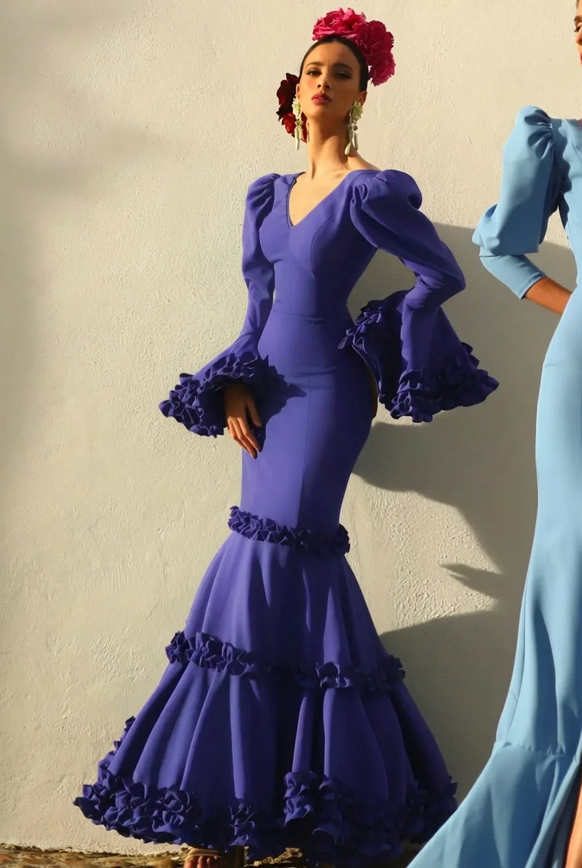 Vestido Flamenca Corale Lavanda