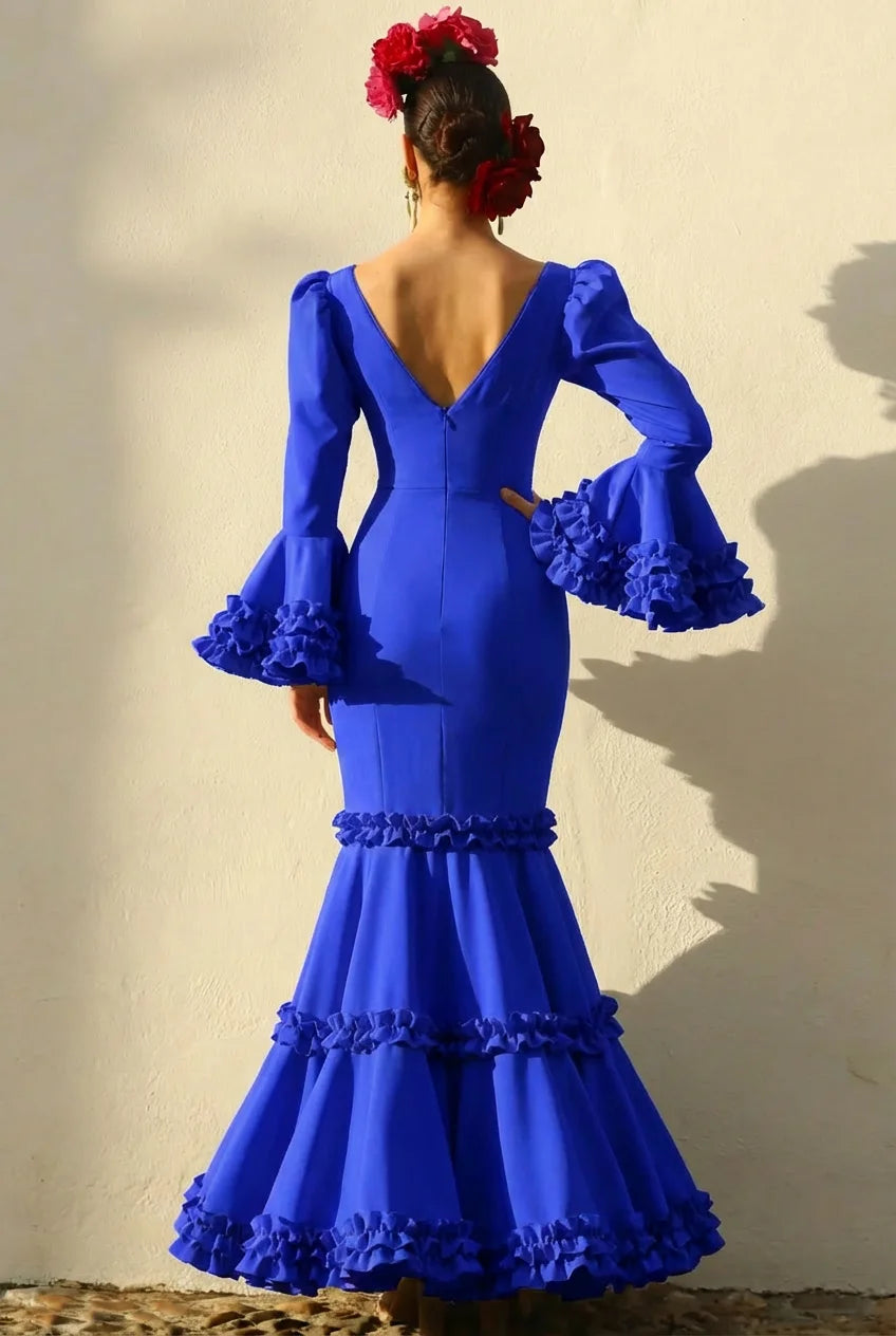 Vestido Flamenca Corale Azulina