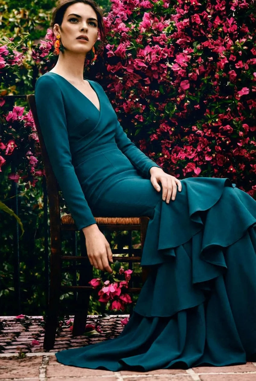 Vestido Flamenca Anita Esmeralda