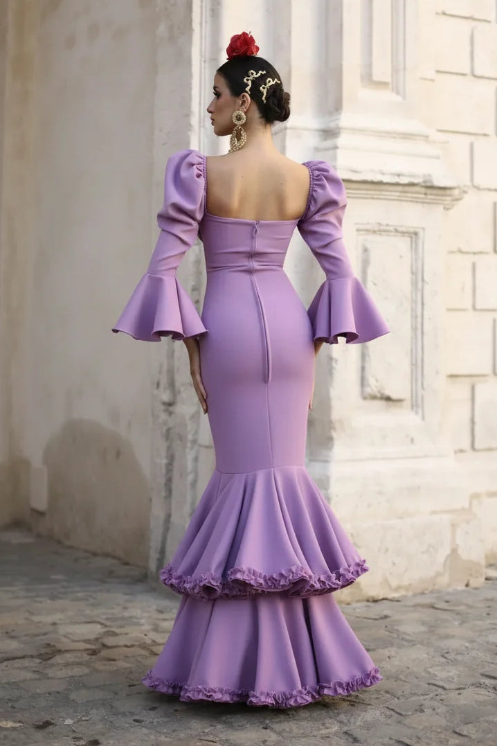 Vestido Flamenca Giorgina Lila