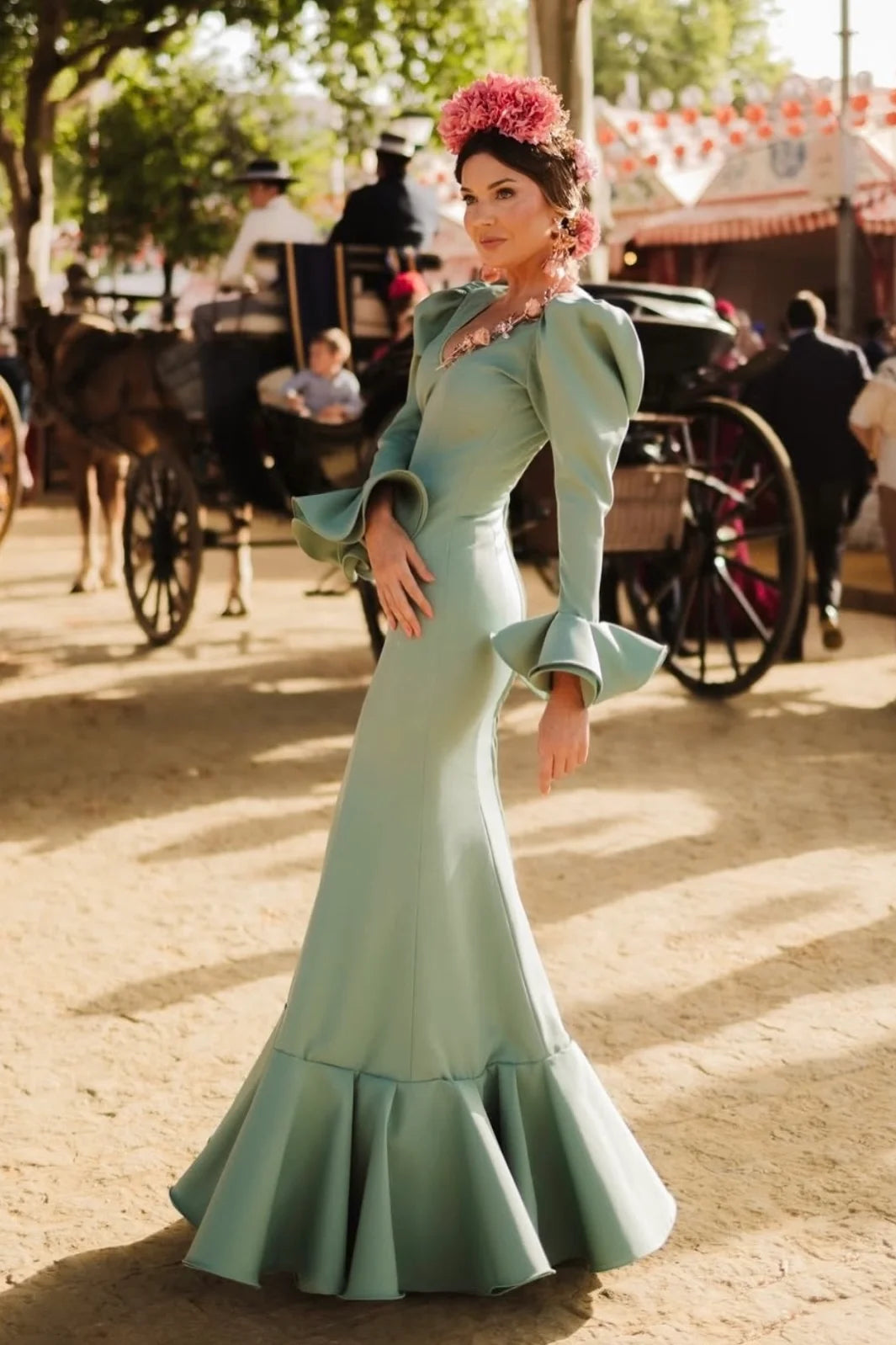 Vestido Flamenca Helena Cuevas'26 por Encargo