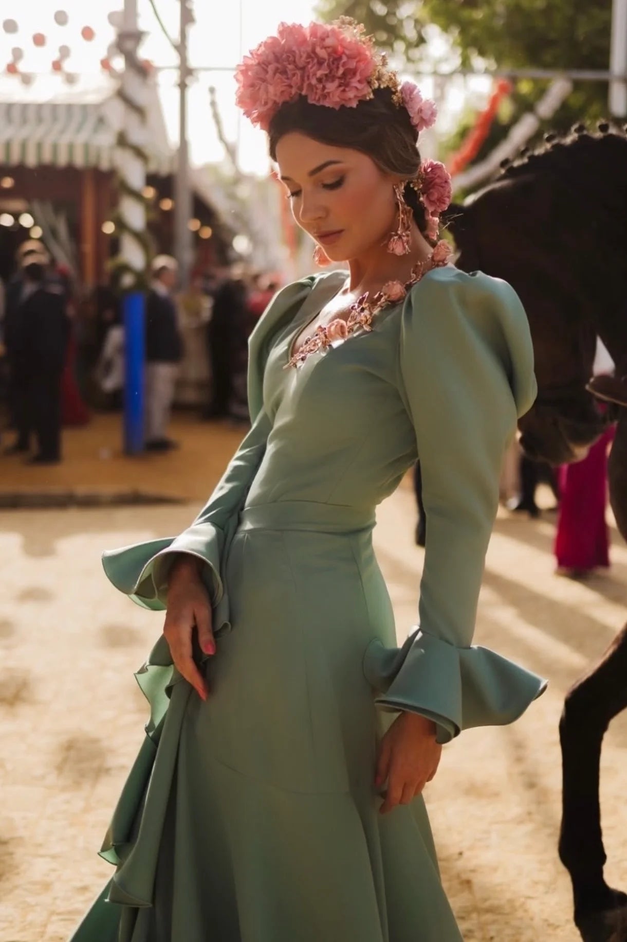 Vestido Flamenca Helena Cuevas'26 por Encargo