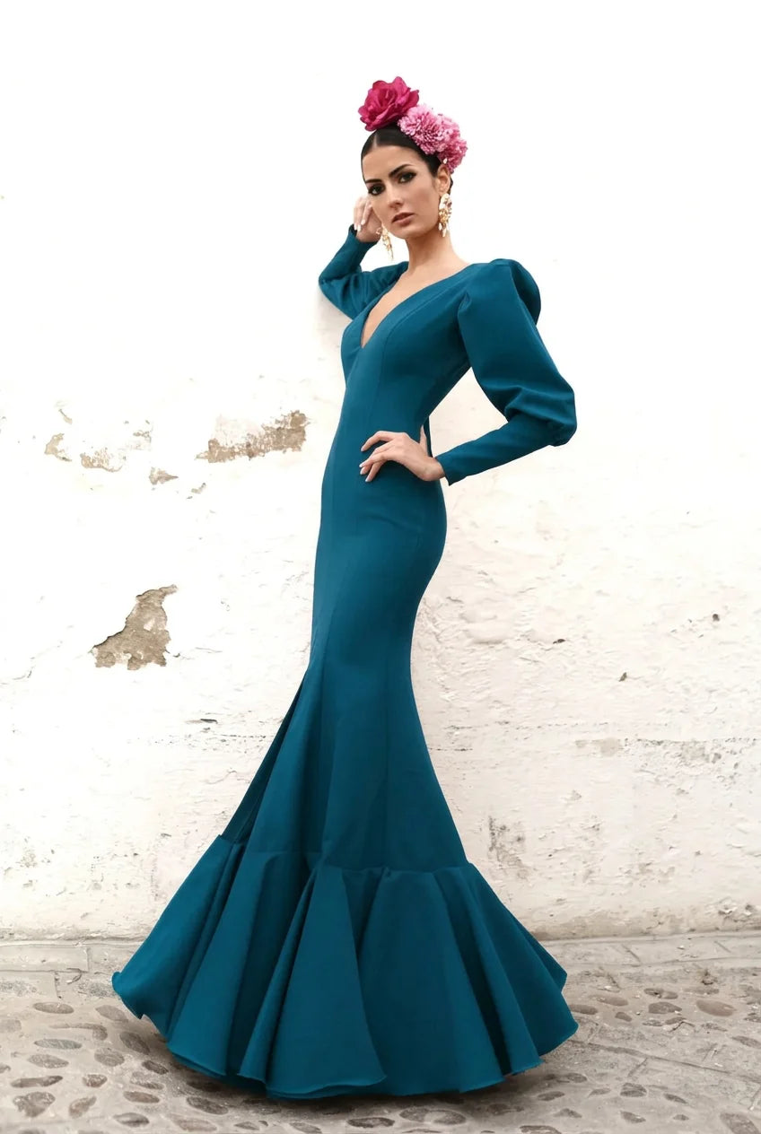 Vestido Flamenca Sira Esmeralda