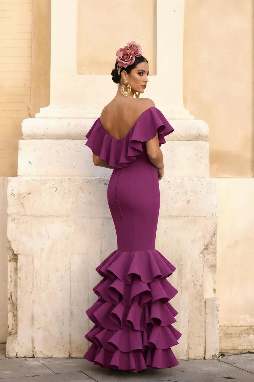 Vestido Flamenca Teresa Buganvilla