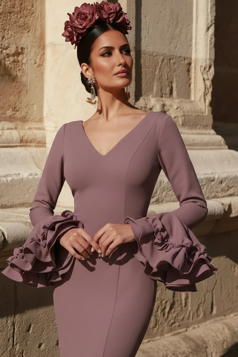 Vestido Flamenca Tulipán Romance