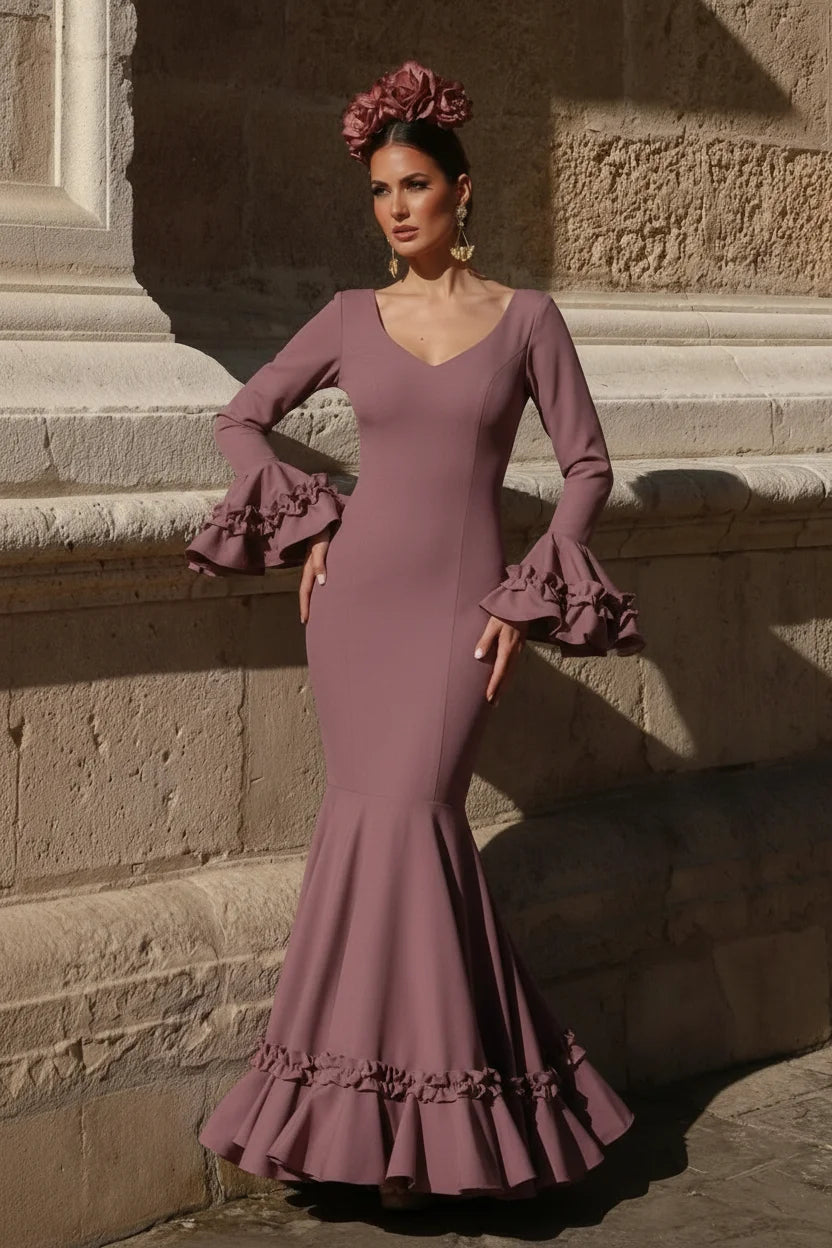 Vestido Flamenca Tulipán Romance