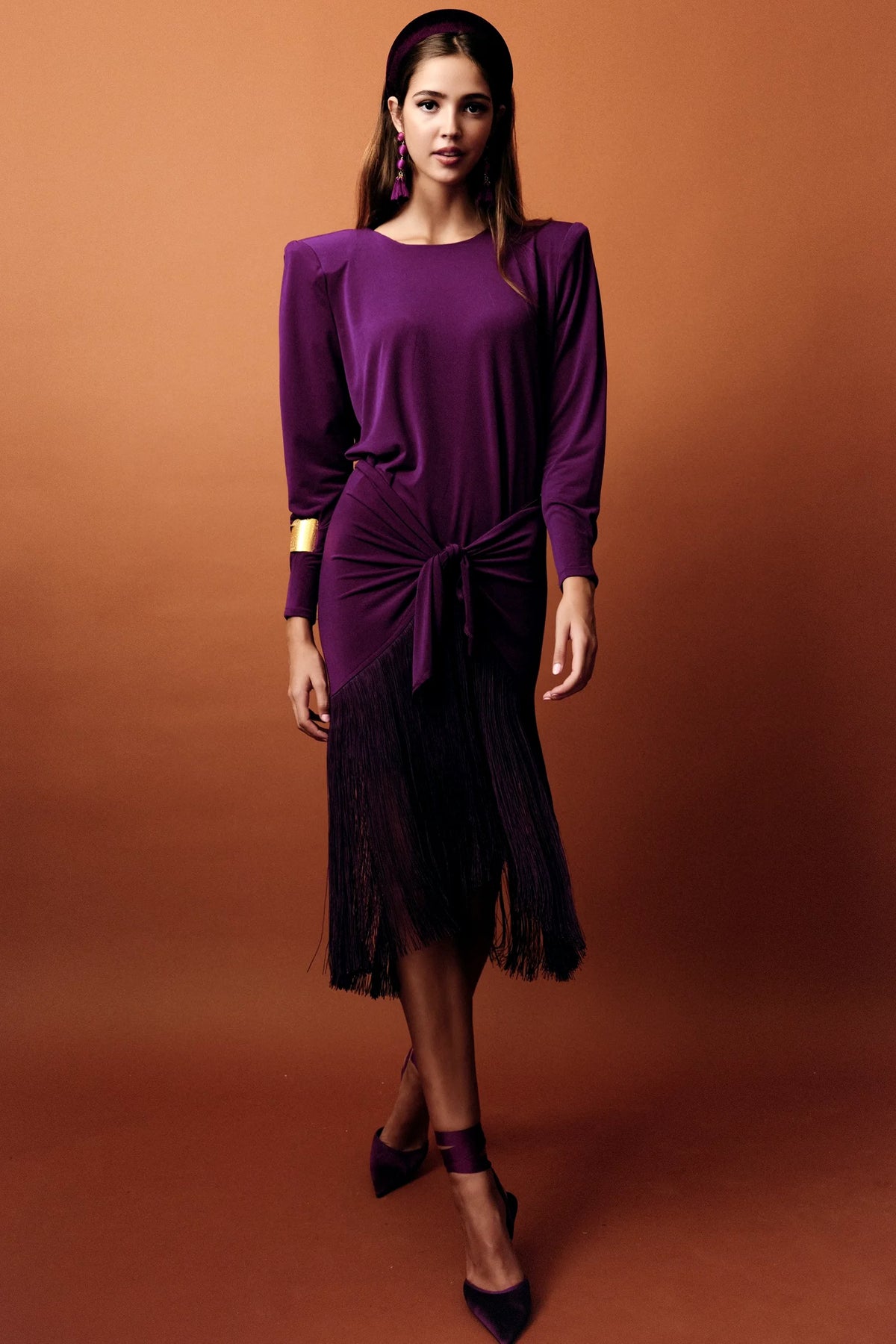 Vestido Penelope Berenjena