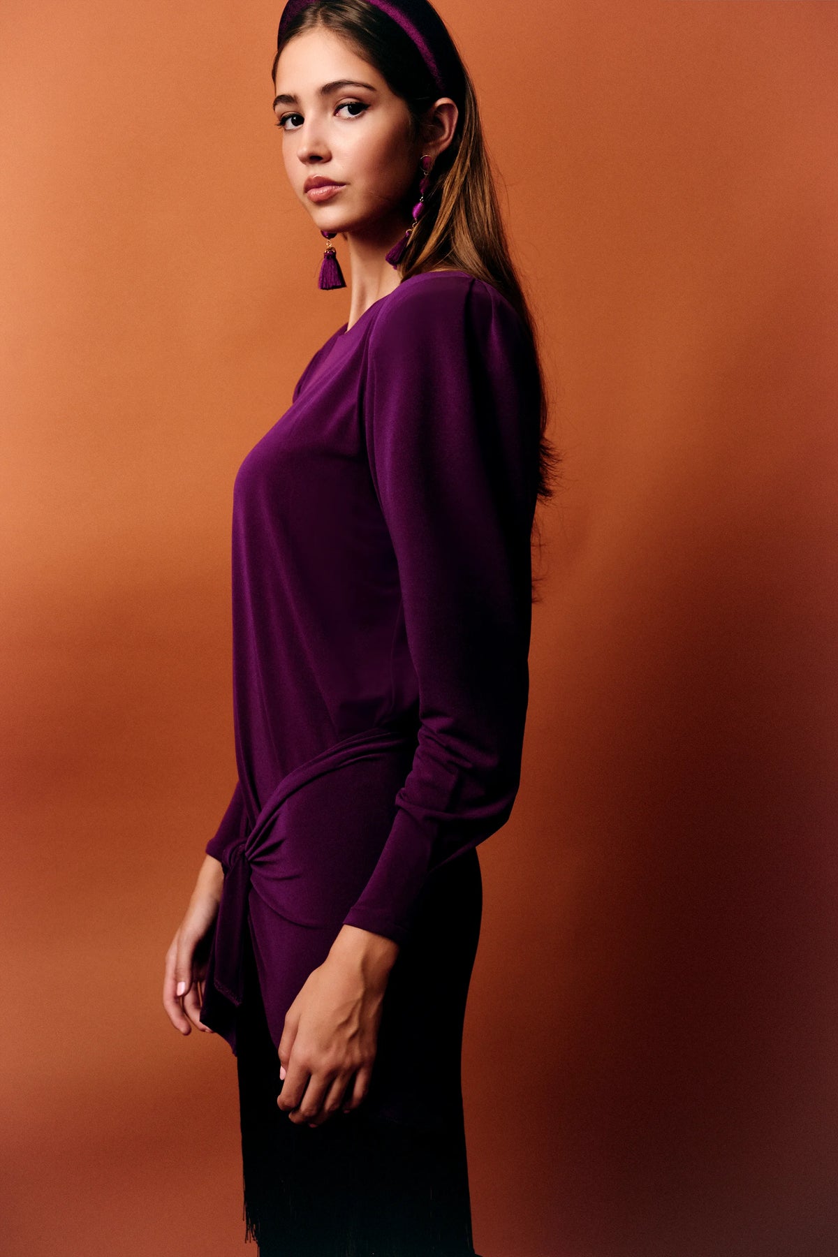 Vestido Penelope Berenjena