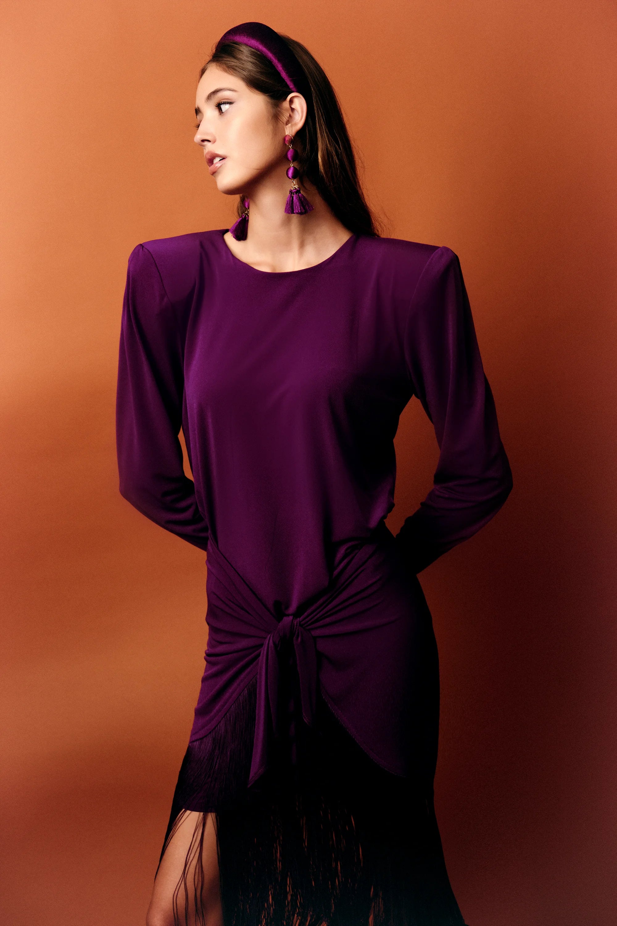 Vestido Penelope Berenjena