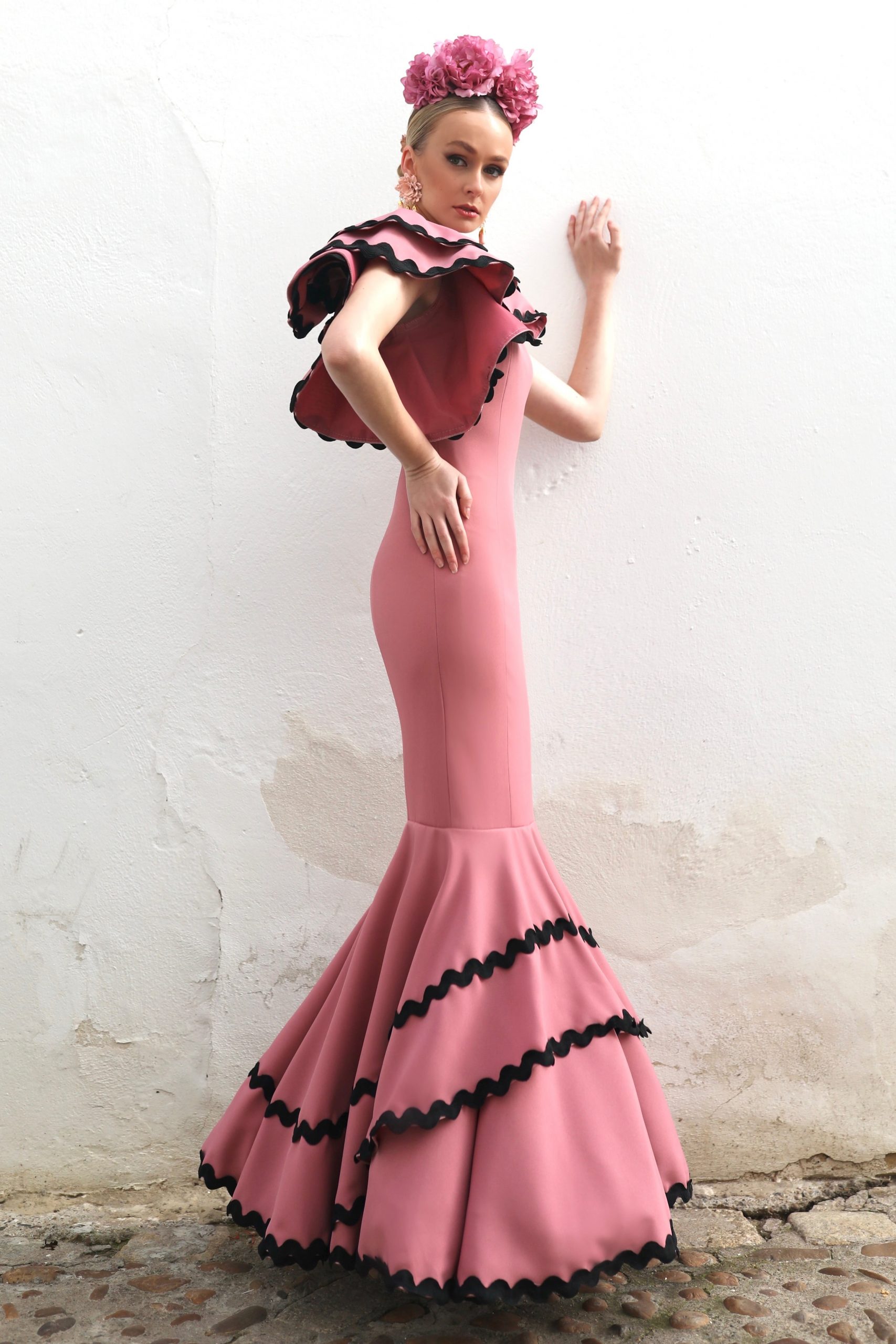 Aitana traje de flamenca